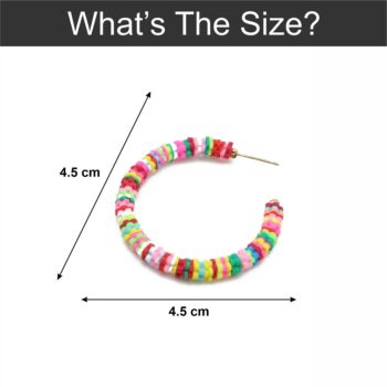 Flower Shape Beads Hoops Size Chart