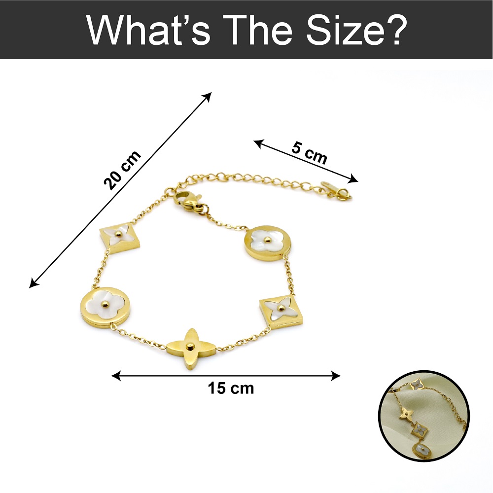 B-10-02-1.jpg Clover Golden Bracelet