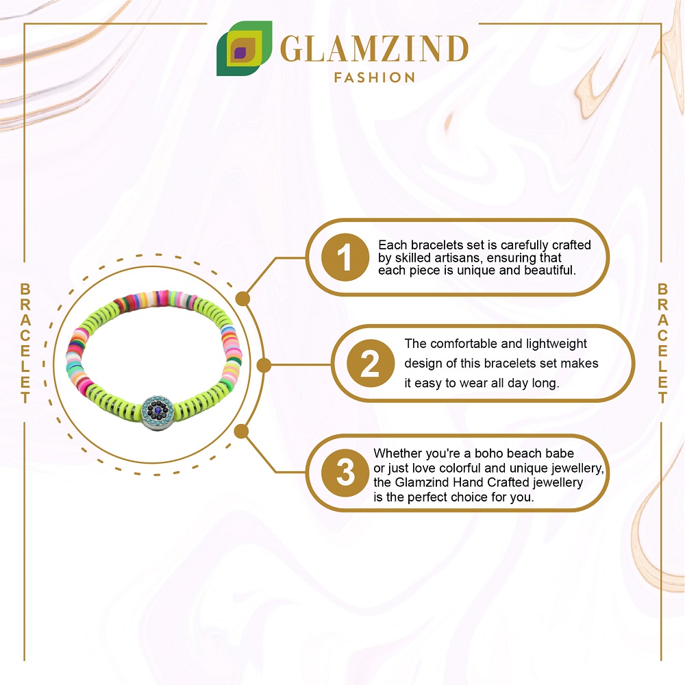 B-103-04-1.jpg Lime Multi-Tone Bracelet