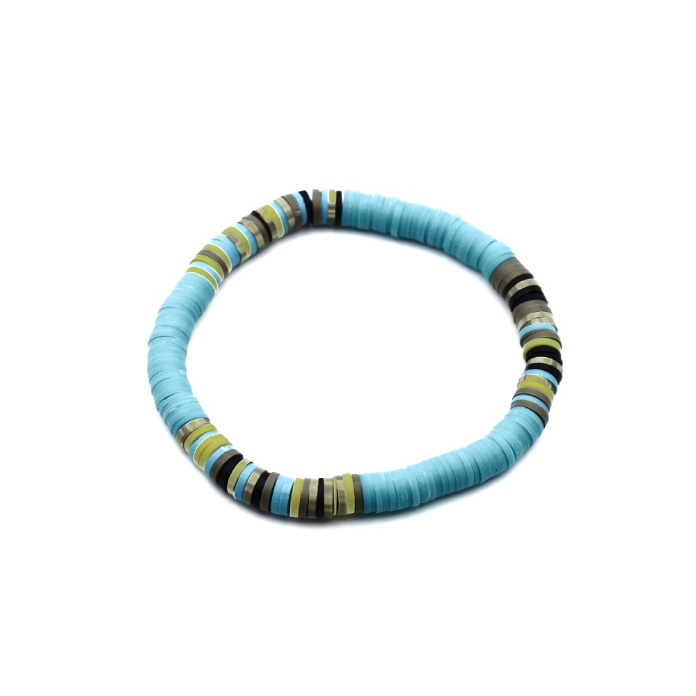 B-112-01-1.jpg Boho Beachwear Bracelet Green