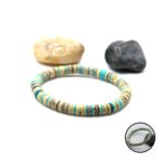 Bohemian Bracelet Multicolor Green wooden Tone