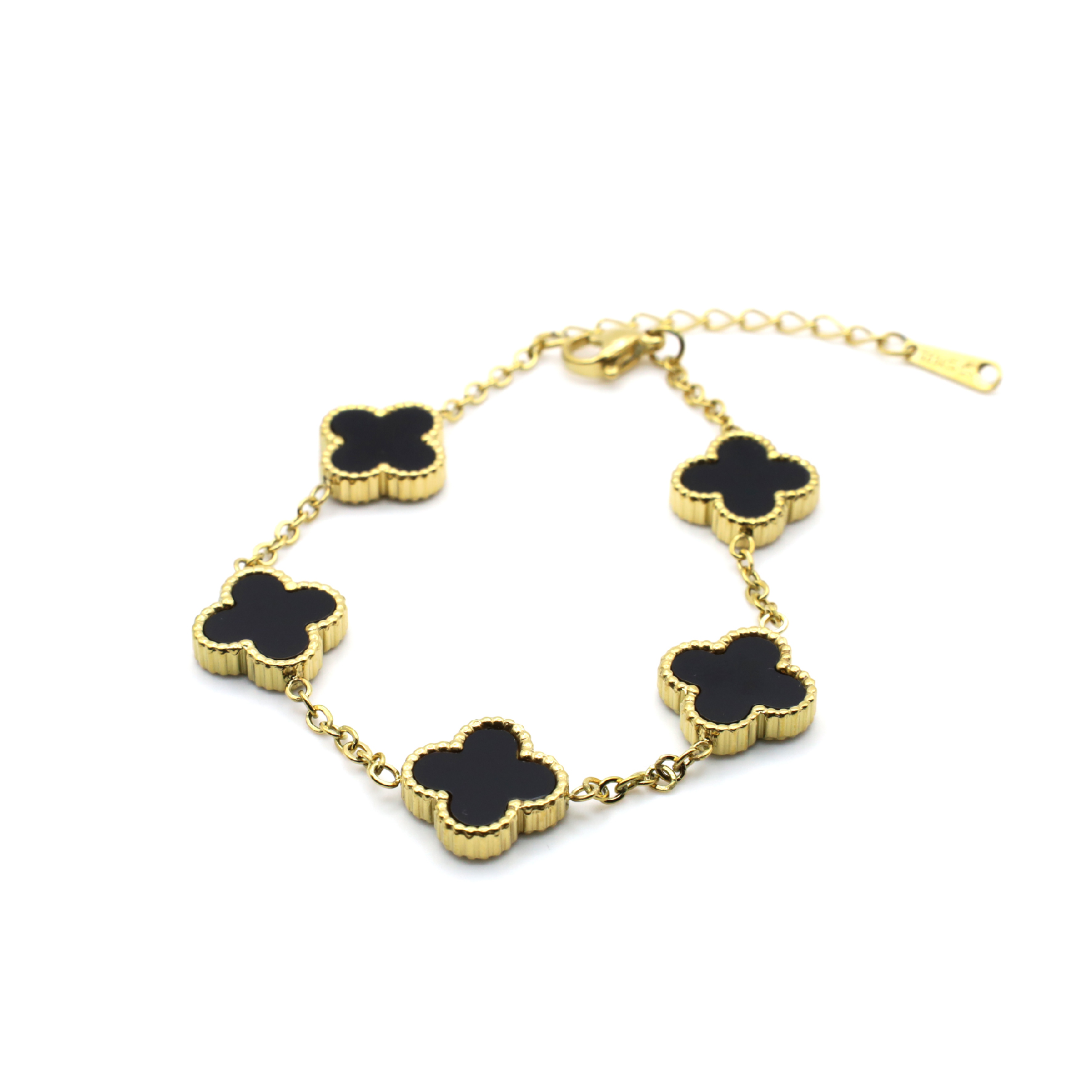 B-15-01-1.jpg Black Golden Bracelet