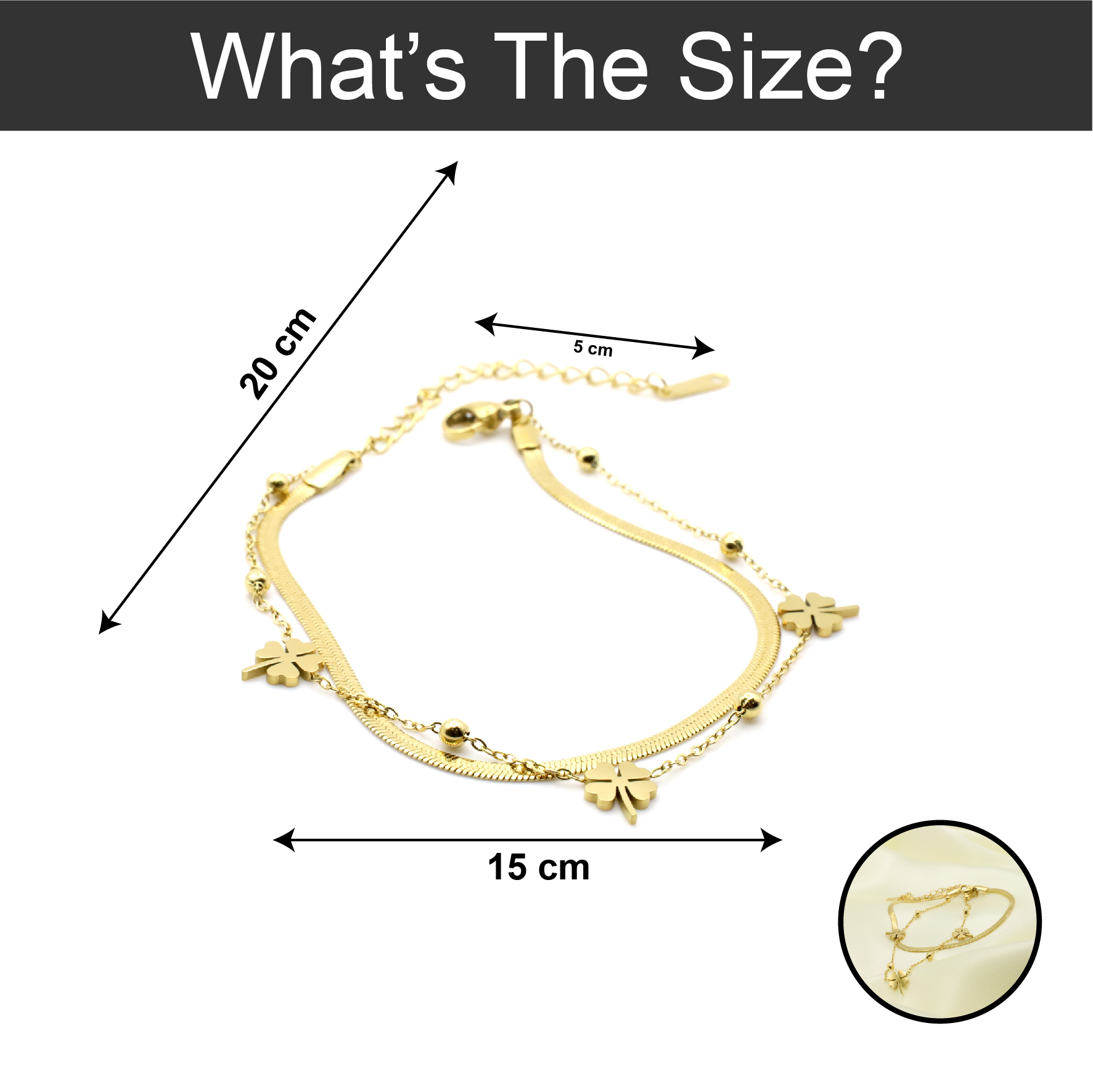 B-29-02-1.jpg Flower Layered Golden Bracelet