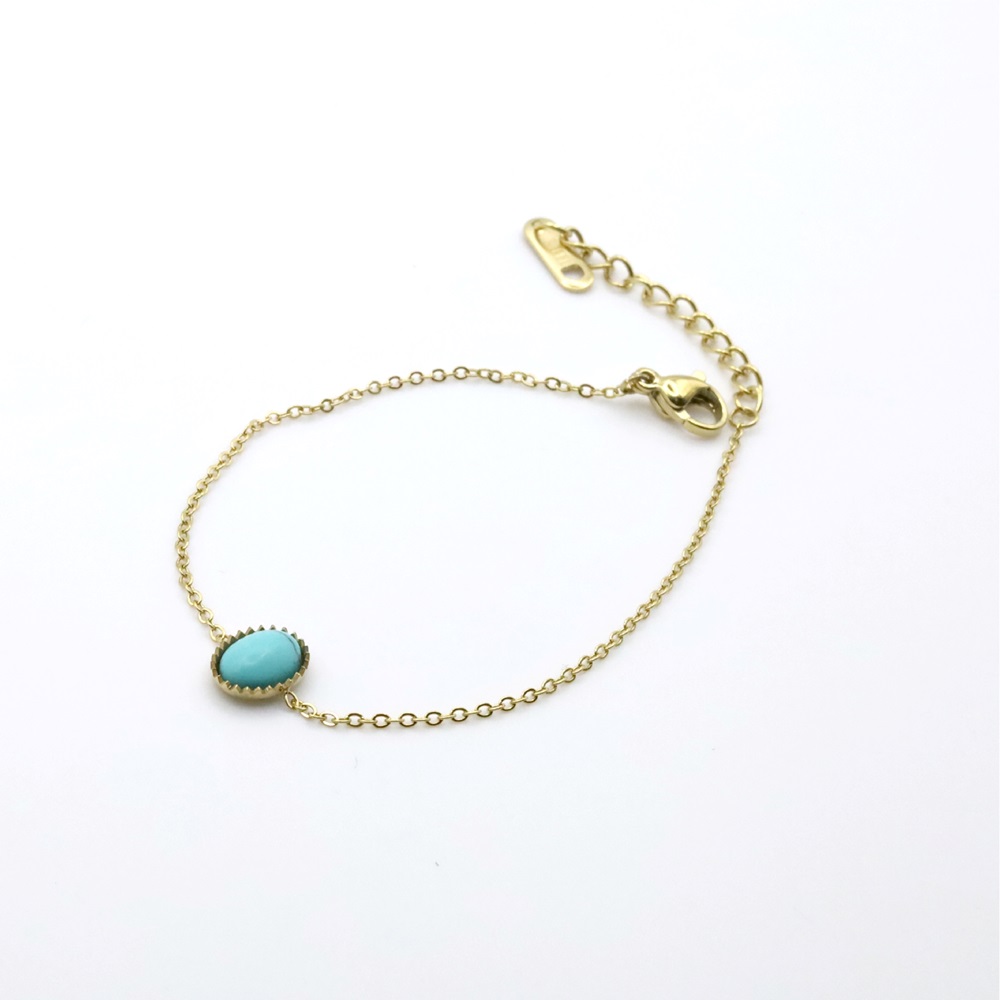 B-4-01a-1.jpg Natural Stone Lava Rock Minimalistic Bracelet