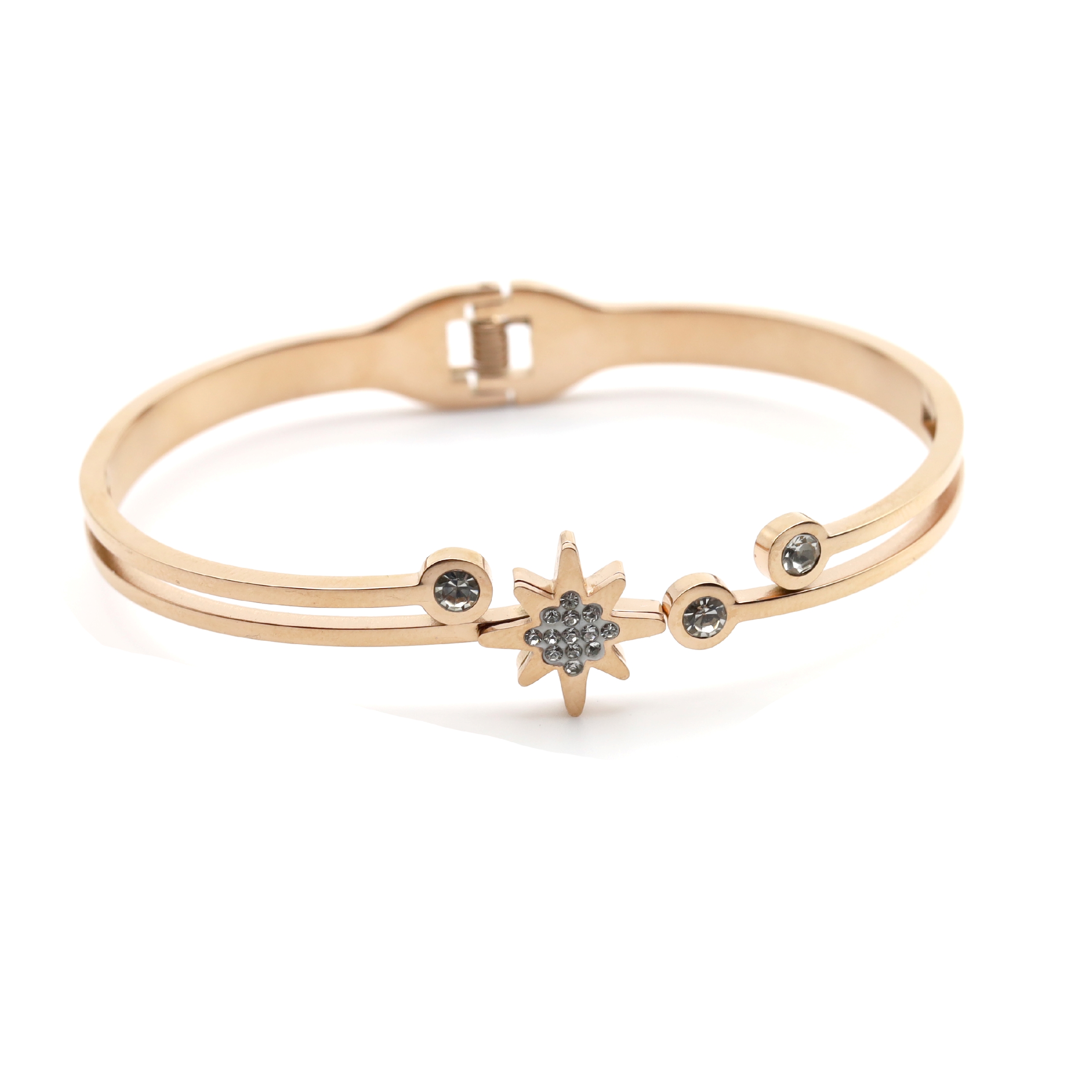 B-40-1-01a-1.jpg Rose Golden Bangle Cuff