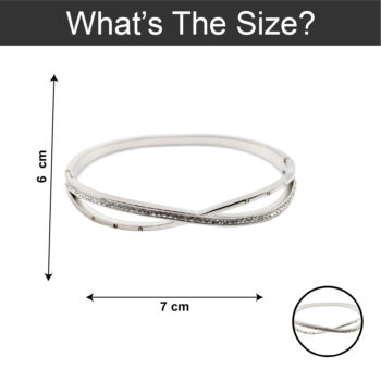 Single Liner Silver Bracelet