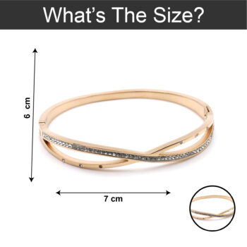 Single Liner Rose Golden Bracelet