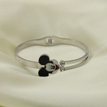 Mickey Silver Bracelet Cuff