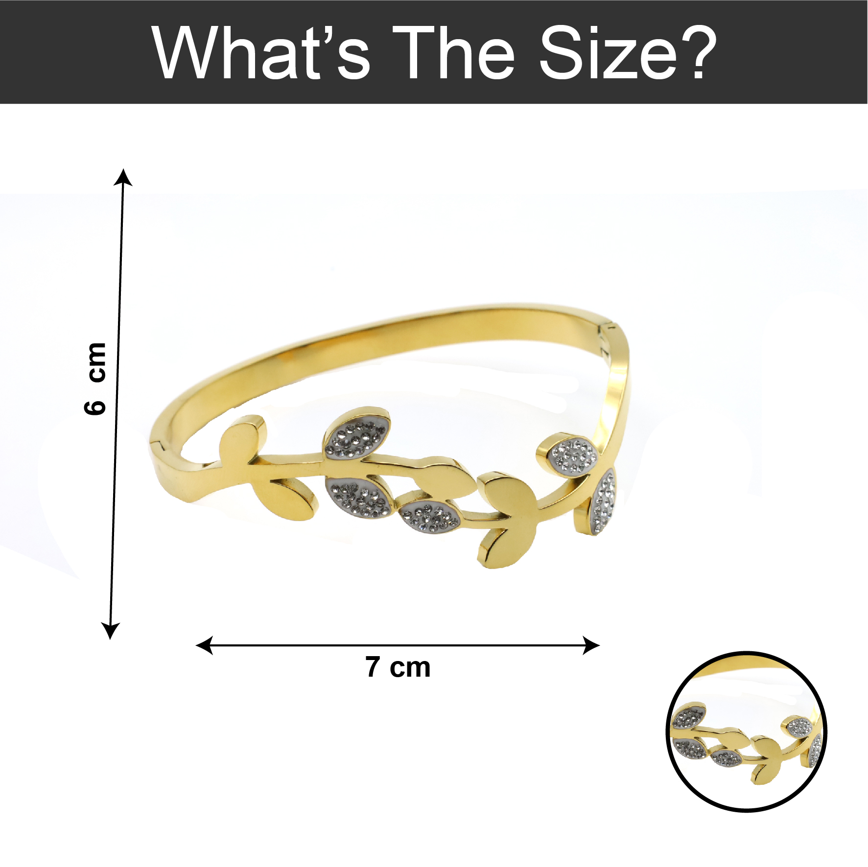 B-52-02-1.jpg Leafy Vine Golden Bracelet