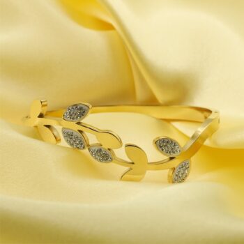 Leafy Vine Golden Bracelet