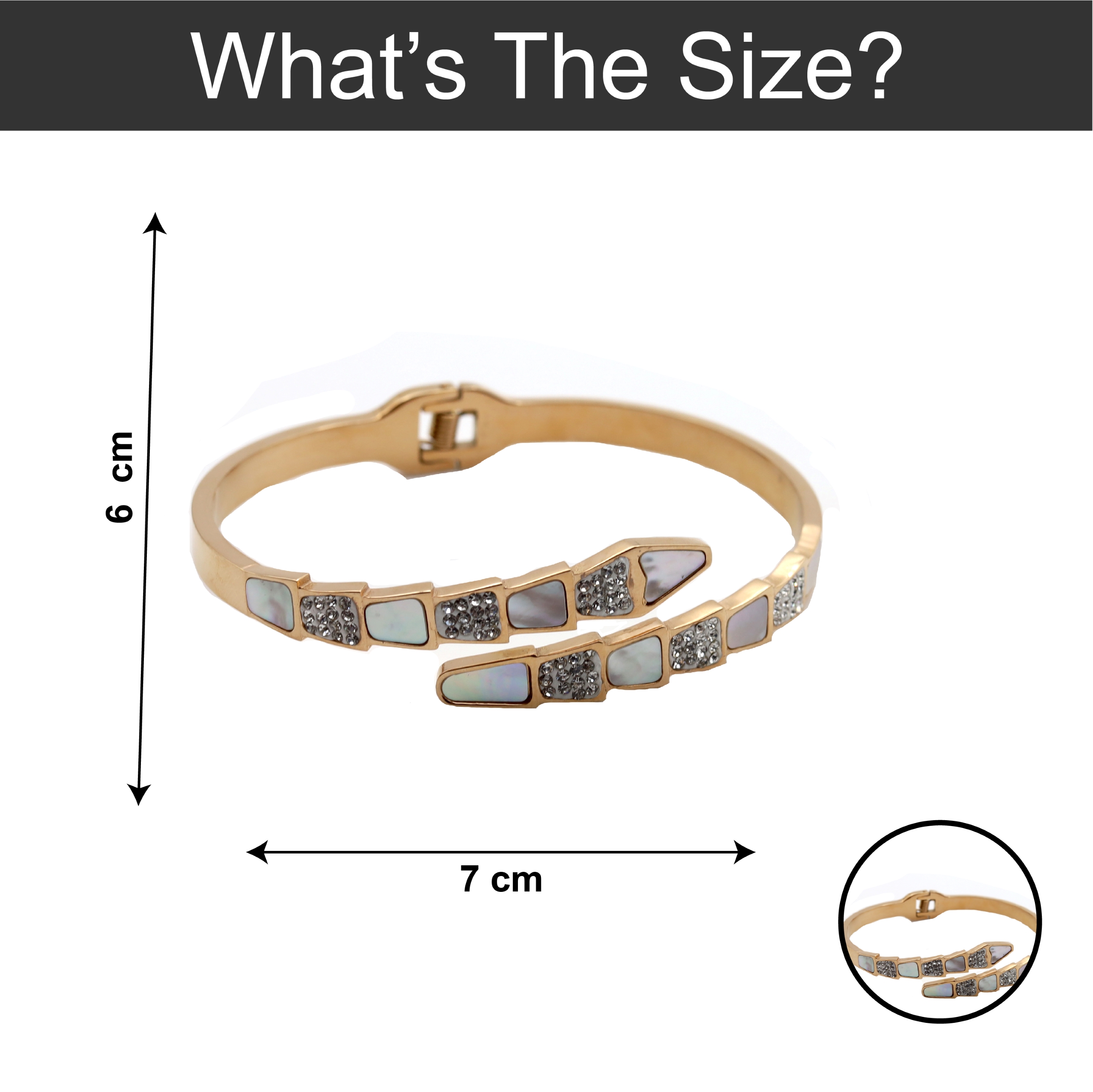 B-55-02a-1.jpg Snake Tail Bracelet Cuff