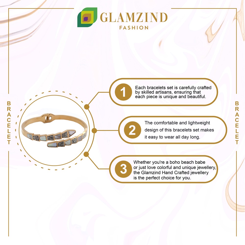 B-55-04a-1.jpg Snake Tail Bracelet Cuff