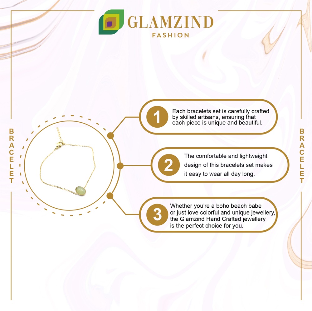 B-6-04-1.jpg Green Minimalistic Bracelet