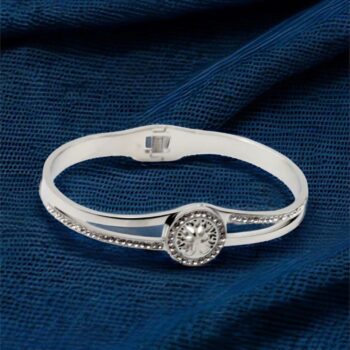 Tree Feature Silver Bracelet