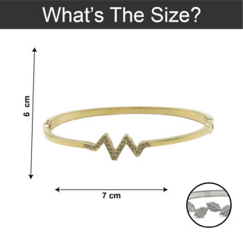 CZ Diamonds Bracelet Cuff