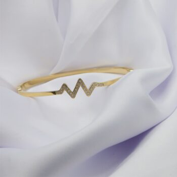 CZ Diamonds Bracelet Cuff