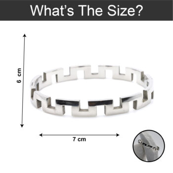 Silver Sterling Zigzag Bracelet