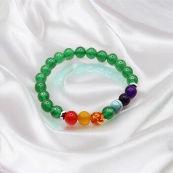 Natural Stone Bracelet in Jade Green Shade