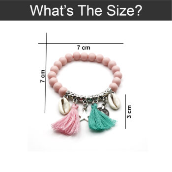 Cute Matte Pink Beads Bracelet