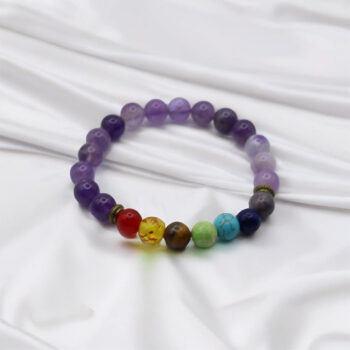 Bracelet in Multi Shade of Lavender Beads