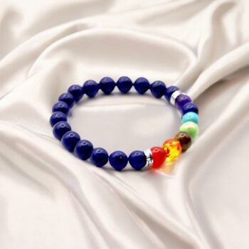 Natural Stone Bracelet in Dark Blue