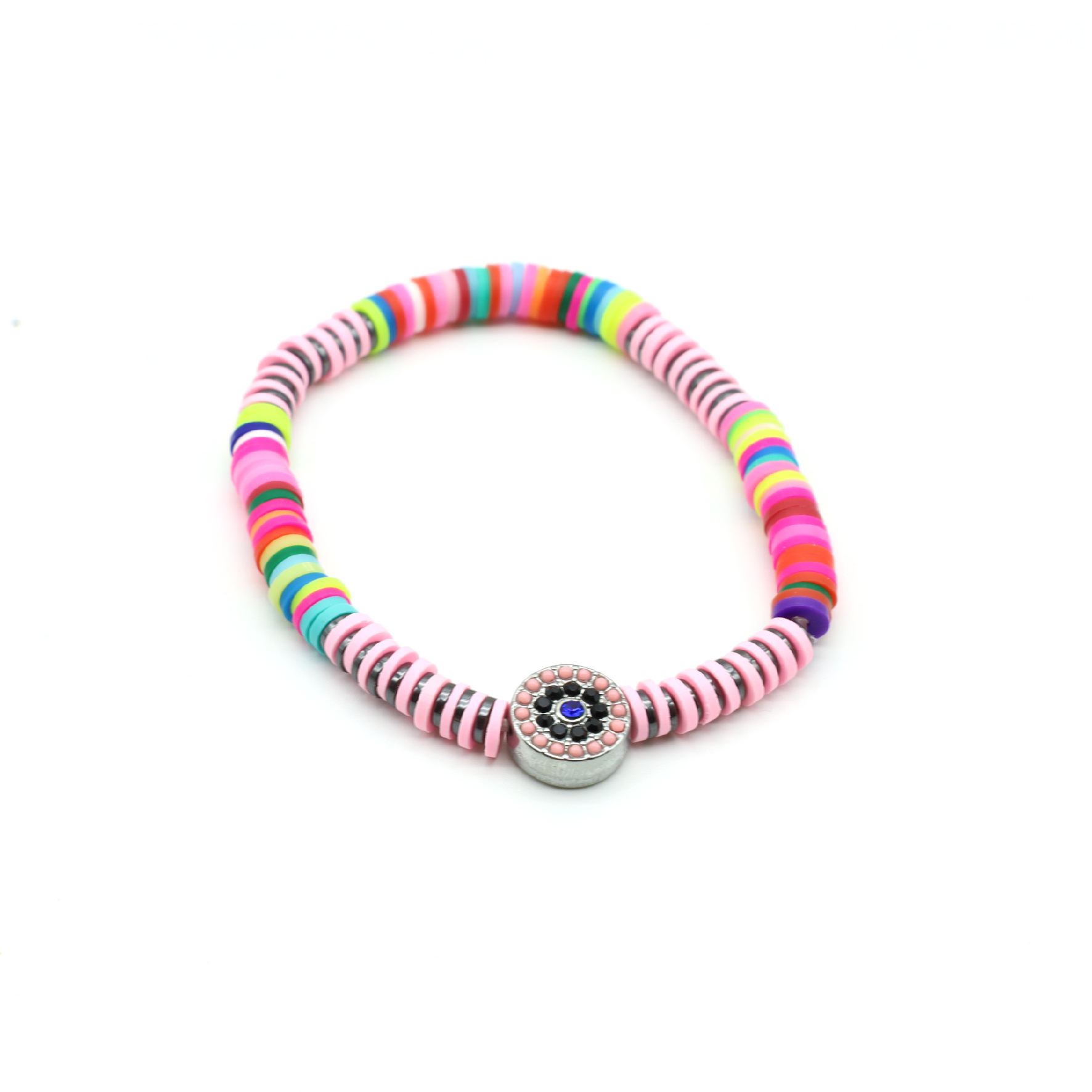 B-98-01-1.jpg Light Pink Multi-Tone Bracelet