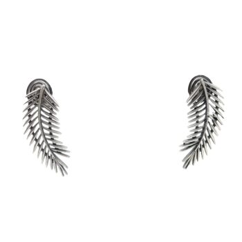 German Sliver Leaf Earings