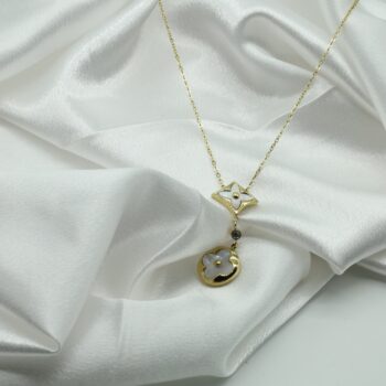 Double layered Clover Necklace