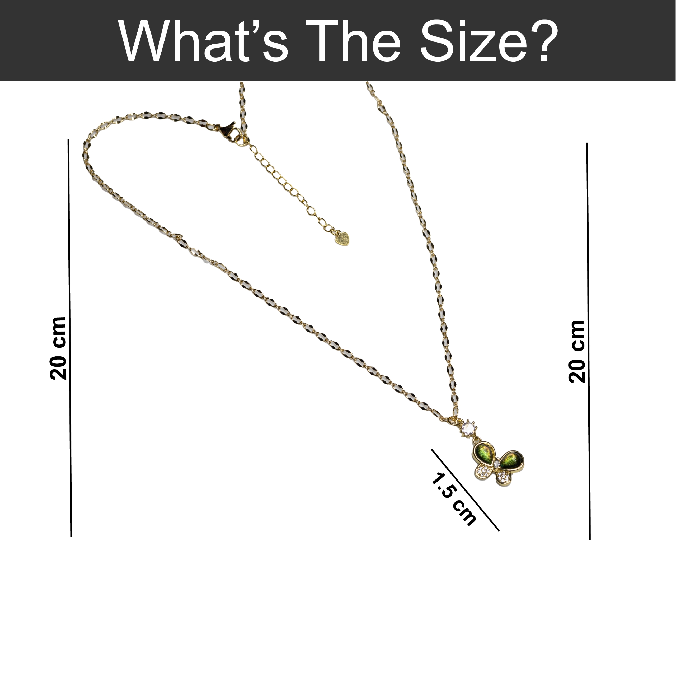 N-37-02a-1.jpg Free Rhinestone Green Butterfly Necklace