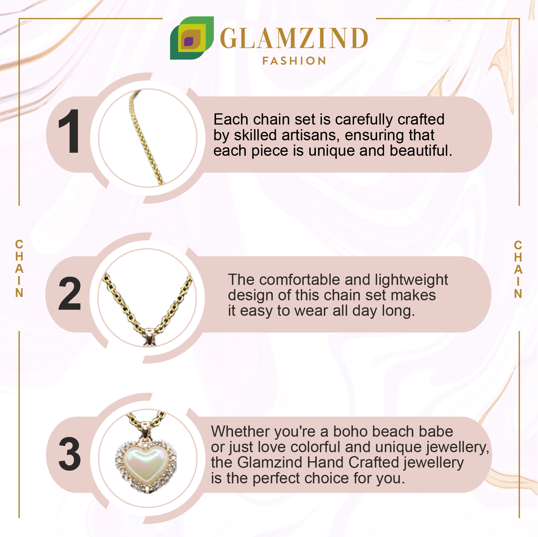 N-40-04.jpg Delicate Rose Gold Heart Pendant Necklace