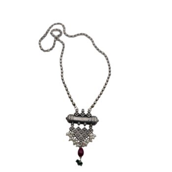 German Silver Multi Color Neckless