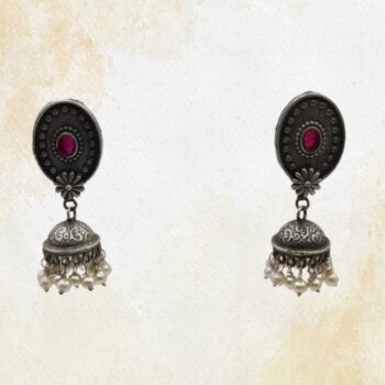 German Silver Long Jhumka