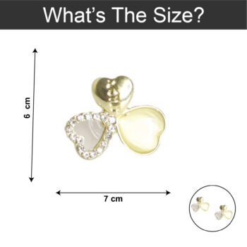 Hearty Flower Yellowish Earings