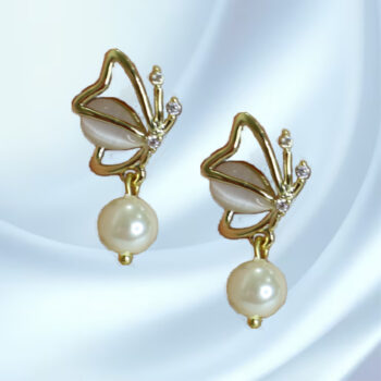 Butterfly Pearl Drop