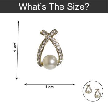 Sparkling Pearl Daily Wear Earrings